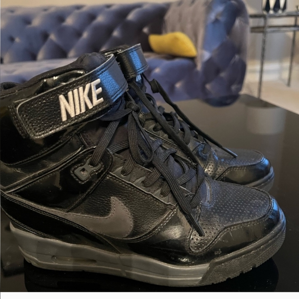 RARE Nike Air Revolution Sky High with hidden wedge. I love these shoes!Size 9 ½